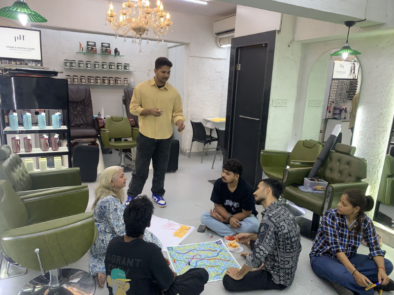 I never imagined I’d enter a salon and…